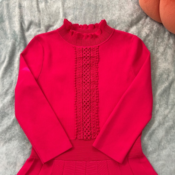 Bebe Fuchsia Dress! Size Medium! - Picture 4 of 11